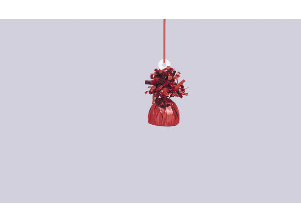 Ballongvekt - Folie - Rød 1 Ballongvekt - 175g