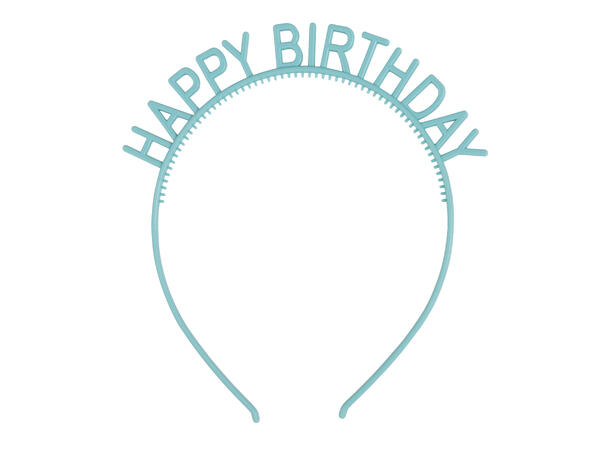 Hårbånd - Happy Birthday - flere farger 4 Tiaraer - Onesize 