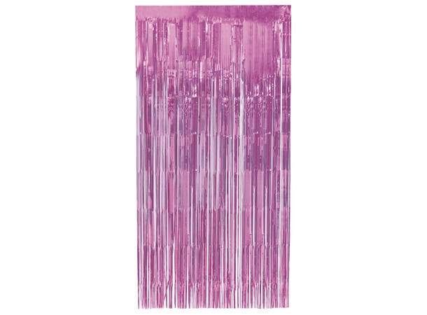 Lys Rosa Folie - Frynsegardin 1 Frynsegardin - 1x2m