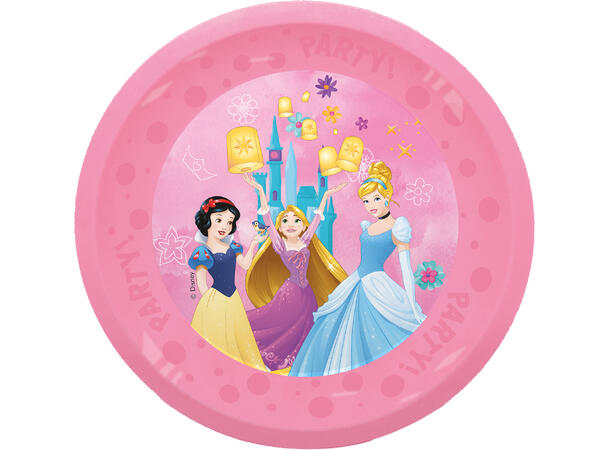 Princess Live Your Story 4 Gjenbrukbare tallerkener i plast- 21cm