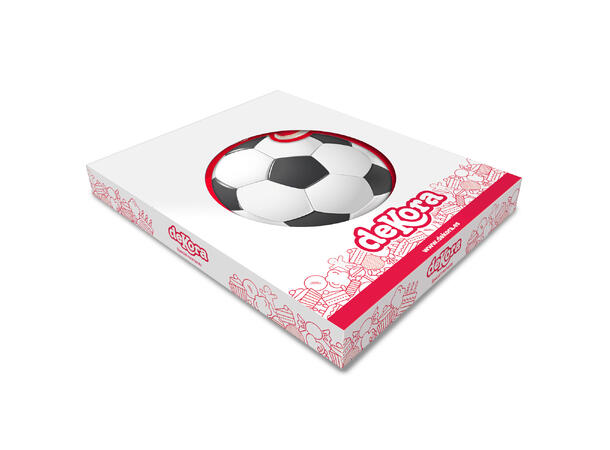 Fotball 1 Spiselig kakeskilt - sukkerfri - 20cm 