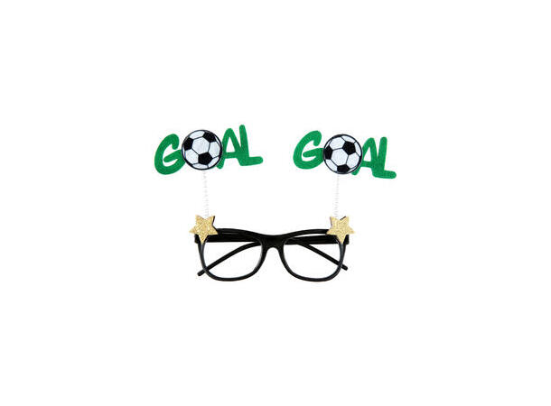 Fotballbriller - GOAL 1 par briller i plast 