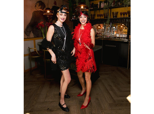 Gatsby Rød - Utkledningssett 1 sett - 4 deler