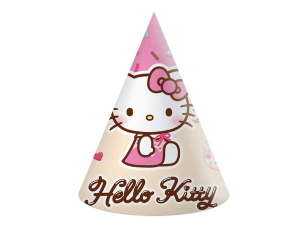 Hello Kitty & Kuromi 6 FSC - Papirhatter - 16x12cm 