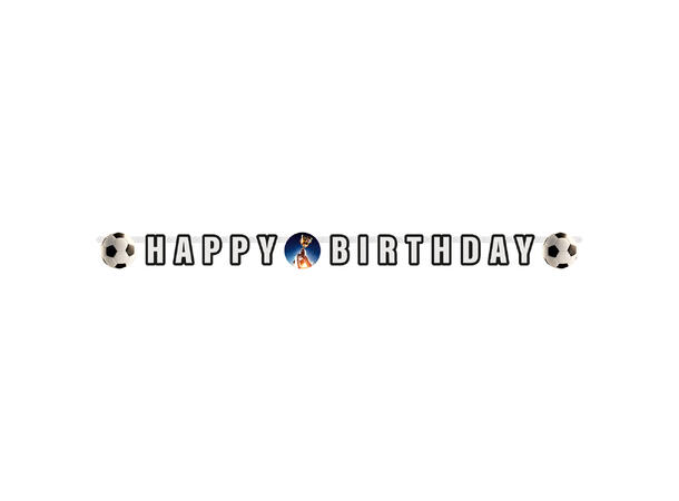 Kick it - Bokstavbanner - Happy Bday 1 Bokstavbanner i papir - 218x13,5cm