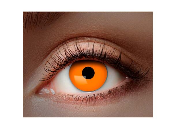 Kontaktlinser - UV-lys oransje 1-måneds kontaktlinser 