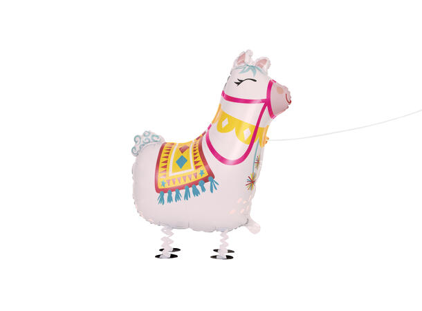 Llama - Gående kjæledyr ballong 1 Folieballong gående kjæledyr