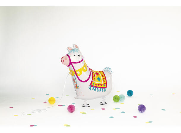 Llama - Gående kjæledyr ballong 1 Folieballong gående kjæledyr