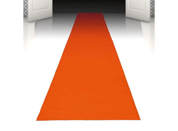 Oransje Gulvløper 1 Løper i 100% Polypropylen- 450x60cm