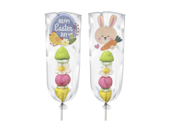 Pinne med påskeskum - assortert Marshmallow på pinne - 40gr 