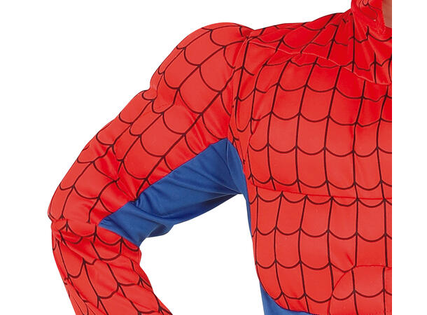 Superhelt - Eddekoppmann - Rød/Blå 1 Kostyme til gutt - str14-16 år (168cm) 