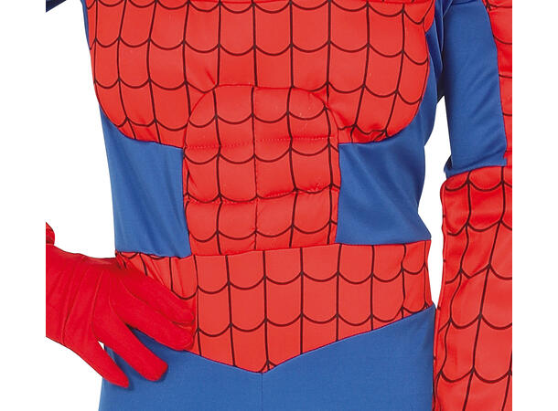 Superhelt - Eddekoppmann - Rød/Blå 1 Kostyme til gutt - str14-16 år (168cm) 
