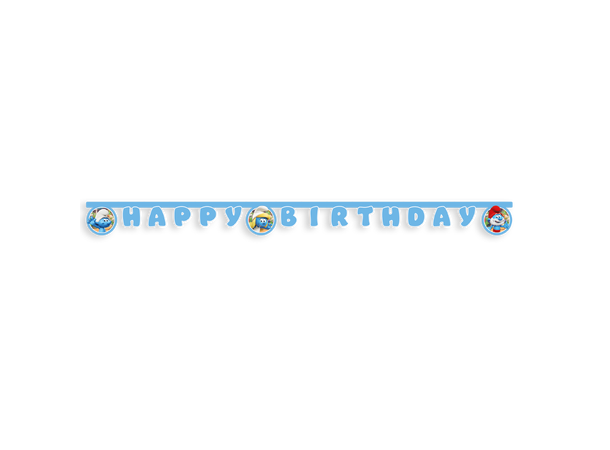 The Smurfs 1 FSC - "Happy Birthday" - Leddbanner 