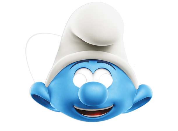 The Smurfs 6 Papirmasker 