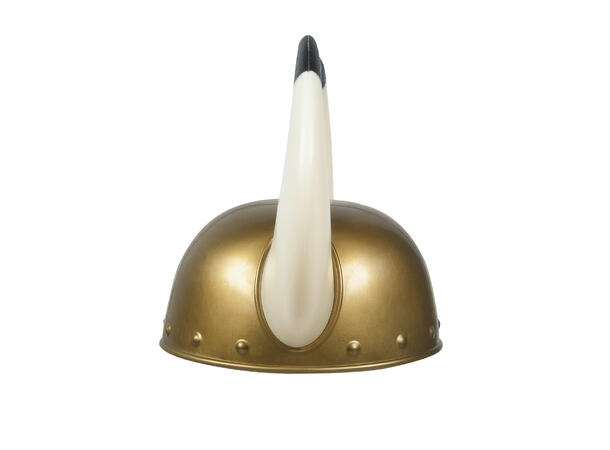 Vikinghjelm med horn 1 Hjelm i plast til voksen 