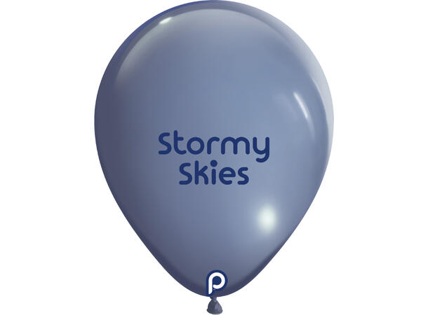 11R - Stormy Skies 100 Gummiballonger - 28cm (11") 