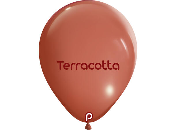 18R - Terracotta 25 Gummiballonger - 45cm (18") 