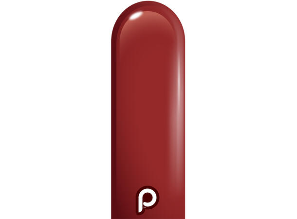 260P - Burgundy 50 Gummiballonger til figurer - Neck up