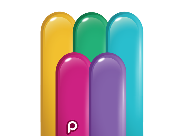 260P - Let's party Assortiment 50 Gummiballonger til figurer - Neck up