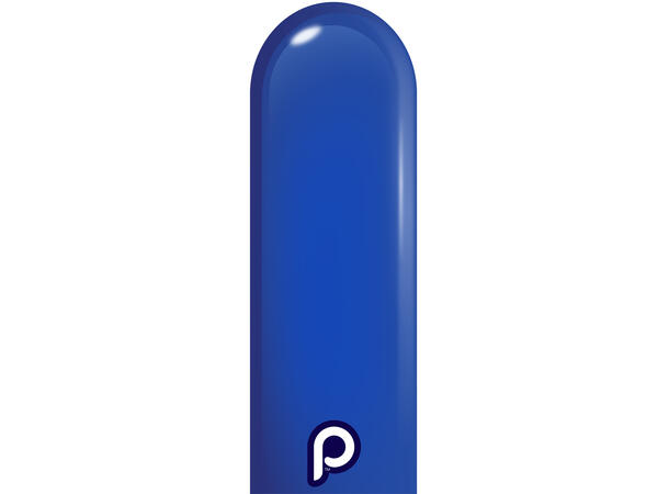 260P - Royal Blue 50 Gummiballonger til figurer - Neck up