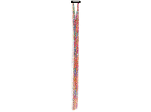 3 Hairextesion - Glitter flerfarget 3 Hairekstesions - 50cm 