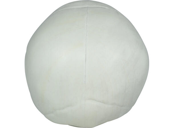 3 Hodeskaller - hvite 3 Dekorasjoner i PVC - 15cm 