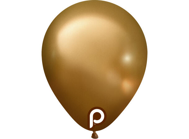 5R - Glam TM Gold 100 Gummiballonger - 13cm (5")