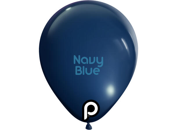 5R - Navy Blue 100 Gummiballonger - 13cm (5") 