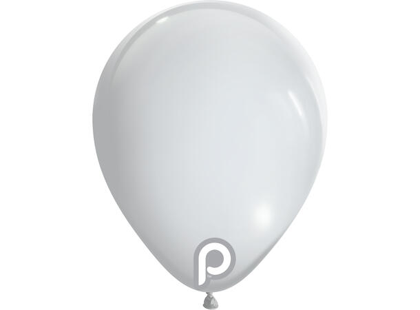 5R - White 100 Gummiballonger - 13cm (5")