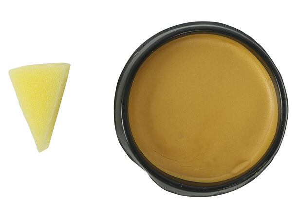 Ansiktssminke med svamp - Gull 1 Boks sminke - 9g 