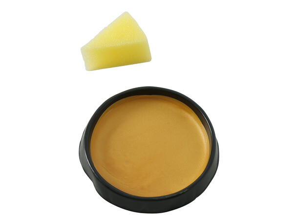 Ansiktssminke med svamp - Gull 1 Boks sminke - 9g 