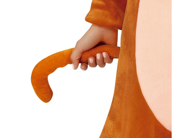 Apekolstyme - Kigurumimi - Brun 1 Kostyme til voksen - Str 42-44 (L) 