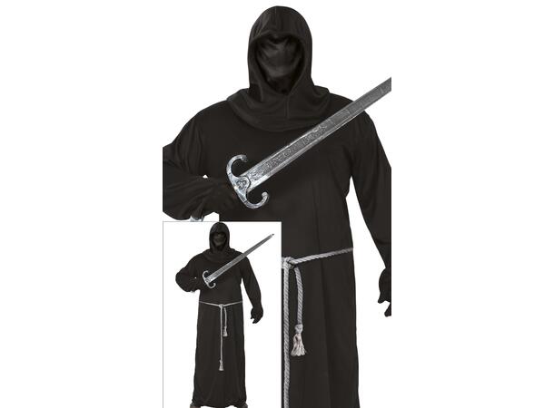 Assasin - Sort munk 1 Herrekostyme - str 54-56 (XL) 