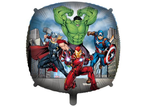Avengers Evergreen 1 Folieballong Firkantet - 46cm