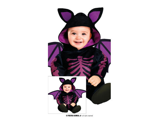 Baby Flaggermus - Lilla 1 Babykostyme til gutt - Str 18-24 Mnd 