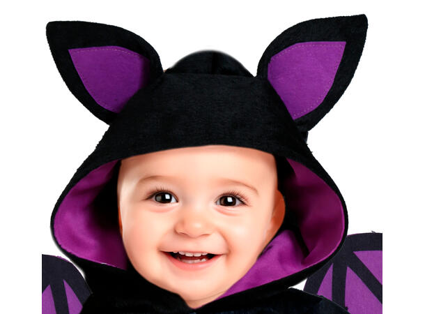 Baby Flaggermus - Lilla 1 Babykostyme til gutt - Str 18-24 Mnd 