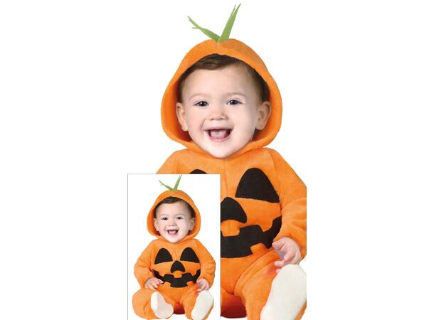 Baby Gresskar - Oransje 1 Babykostyme - Str 12-18 Mnd 