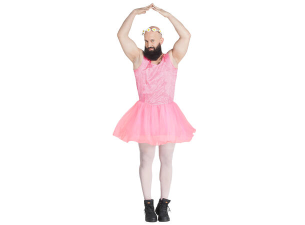 Ballettdanser - Mann - Rosa 1 Herrekostyme - Str M/L 