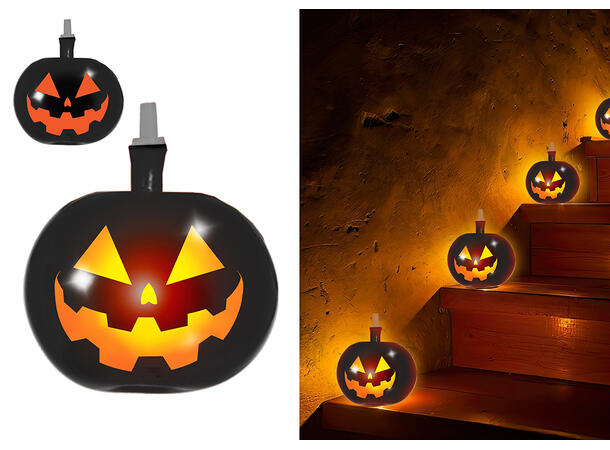 Ballonger m/lys - Sorte gresskar 5 Ballonger m/lys - 20cm 