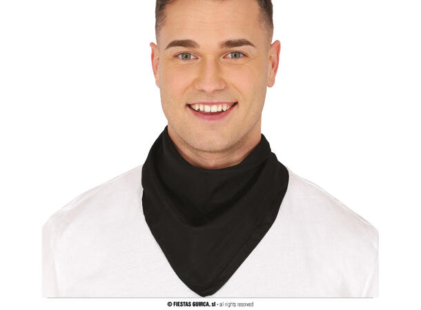 Bandana - Sort 1 Bandana til voksen i polyester 