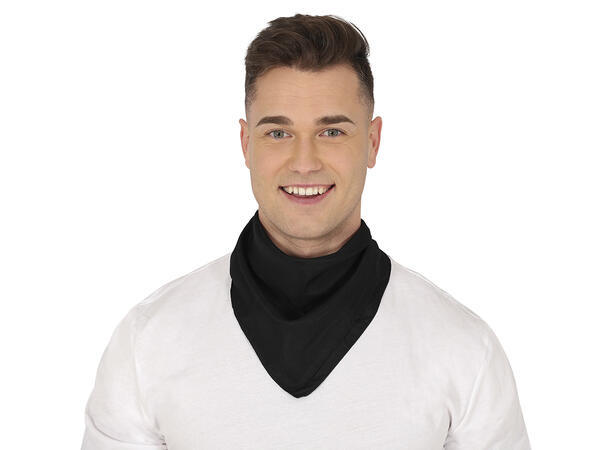 Bandana - Sort 1 Bandana til voksen i polyester 