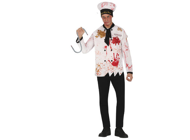 Blodig slaktekrok 1 Våpen i PVC - 33cm 