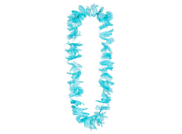 Blomsterkrans Hawaii - Turkis 1 Blomsterkrans i plast 