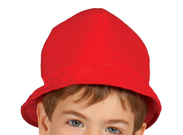 Brannmann - barnekostyme - Rød 1 Barnekostyme til gutt - Str 5-6 År 