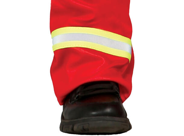 Brannmann - barnekostyme - Rød 1 Barnekostyme til gutt - Str 5-6 År 