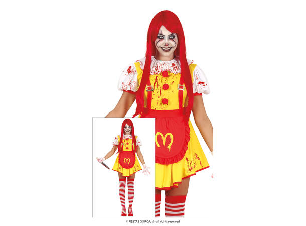 Burgerklovn - Miss McKiller - Dame 1 Kostyme til dame - 42-44 (L) 