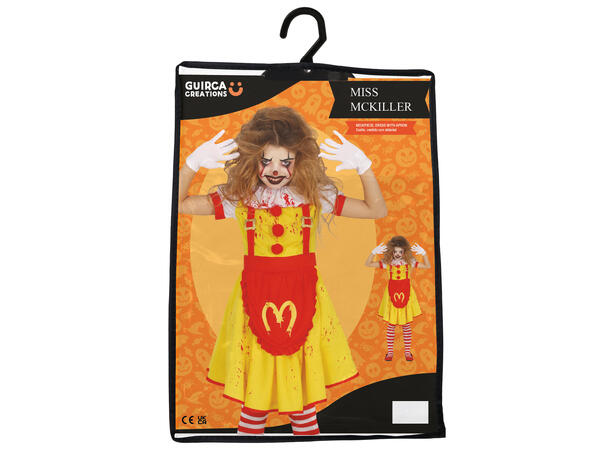 Burgerklovn - Miss McKiller - Jente 1 Kostyme til barn - 3-4 år (105cm) 