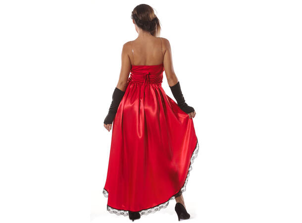 Burlesque - damkjole - rød 1 Damekostyme - str 42-44 (L) 