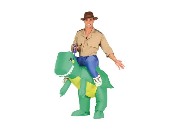 Carry me kostyme - Dinosaur 1 Oppblåsbart kostyme - str 52-54 (L) 