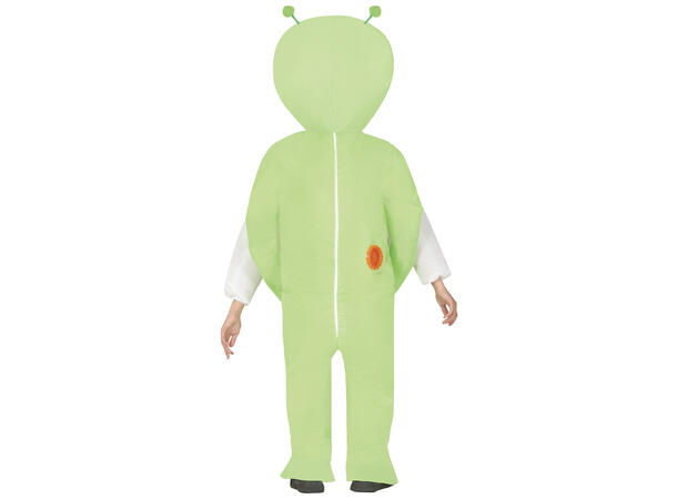 Carry me kostyme - Skummel Alien 1 Oppblåsbart kostyme - Str 7-9 År 